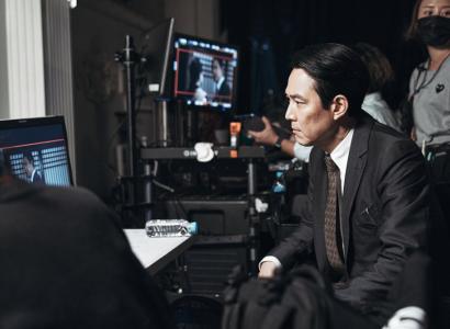 Man sitting at a computer