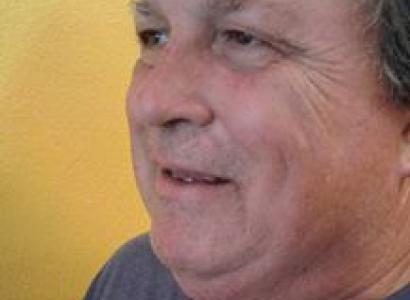 Bob with I voted sticker