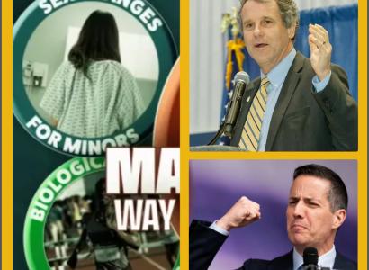 Brownand Moreno and image from a TV ad