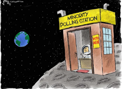 Comic of a voting site on the moon
