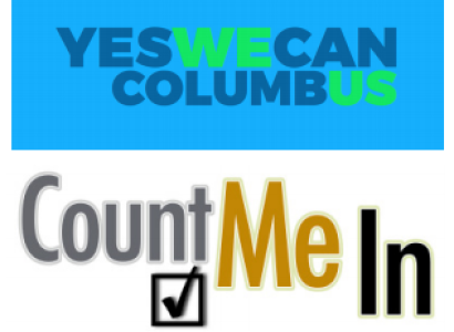 yes we can/count me in logo