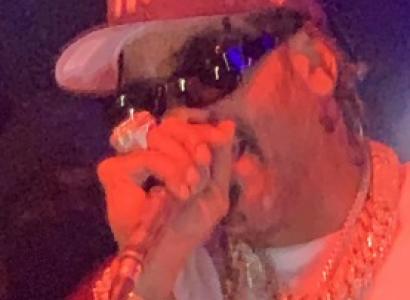 Man singing into mic