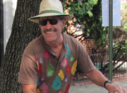 Man playing a keyboard