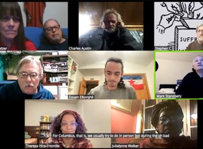 Salon image from Zoom