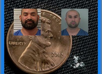 Photos of cops and a penny