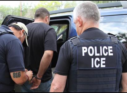 ICE arresting someone