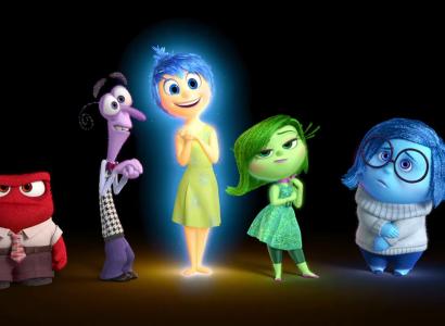 The emotions (from left) Anger (Lewis Black), Fear (Bill Hader), Joy (Amy Poehler), Disgust (Mindy Kaling) and Sadness (Phyllis Smith) represent the personality of the 11-year-old heroine in Inside Out (Disney/Pixar photo)