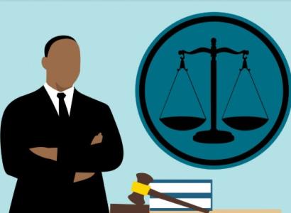 Judge and legal icons