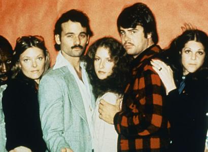 An early photo of Saturday Night Live cast members