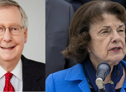 Mitch McConnell and Dianne Feinstein