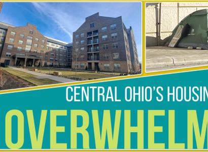 Buildings and the word Overwhelming