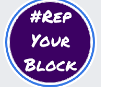 Rep your block logo