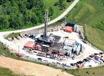 Fracking area