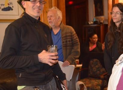 People standing and smiling