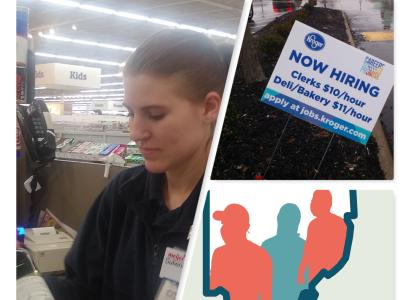 Collage of photos about Kroger