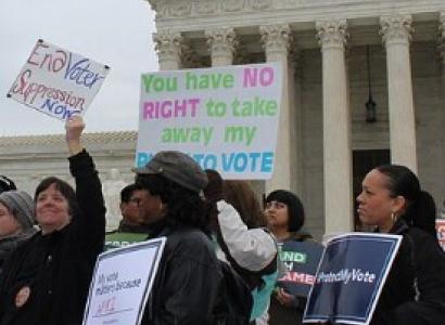 Voting rights demonstration