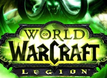 World of Warcraft Legion logo with demon