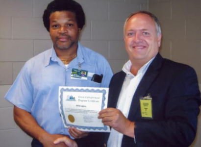 Willie receiving award