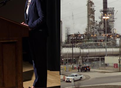 Power plant and OSU president