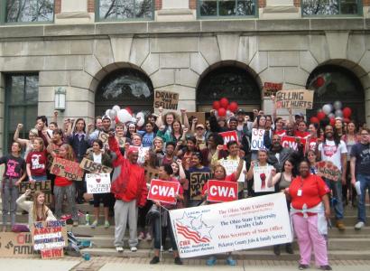 On April 21 students and workers held a rally outside the office of OSU president Michael Drake to demand an end to the university's efforts to privatize its workforce and energy system.