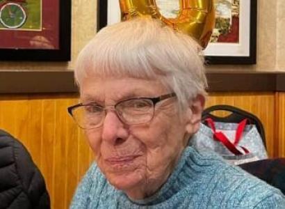 Gray haired white lady