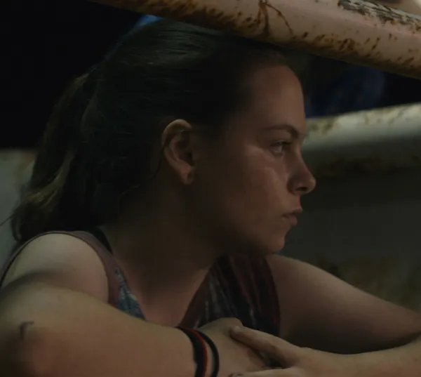 Girl looking pensive