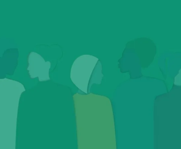 Silhouettes of women