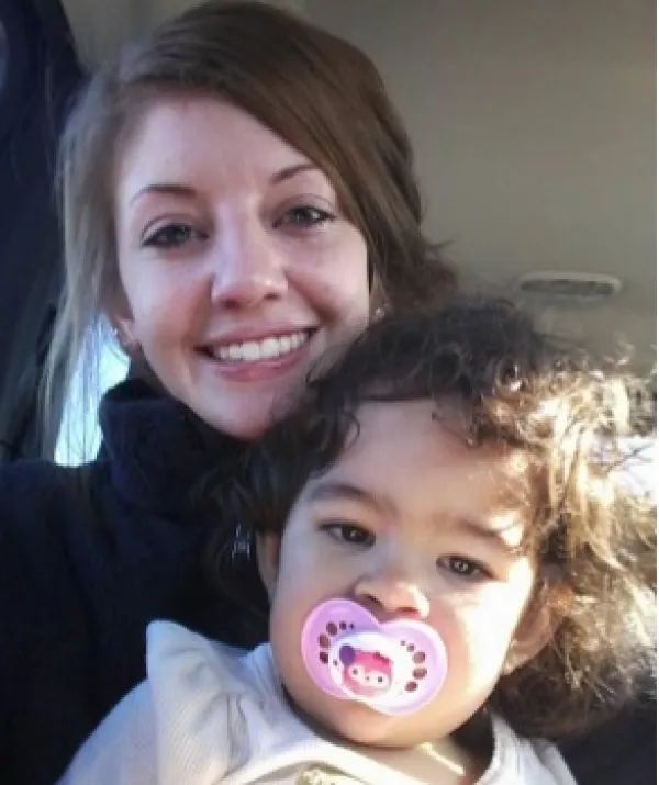 Young woman with baby