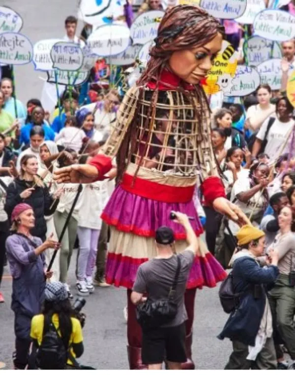 Little Amal puppet