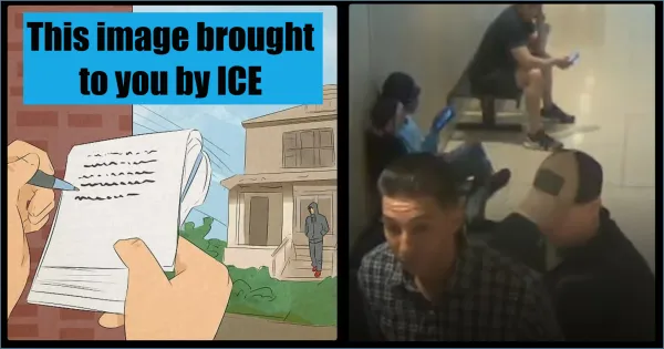 ICE arrests, Imagen patrocinada por la migra (ICE)