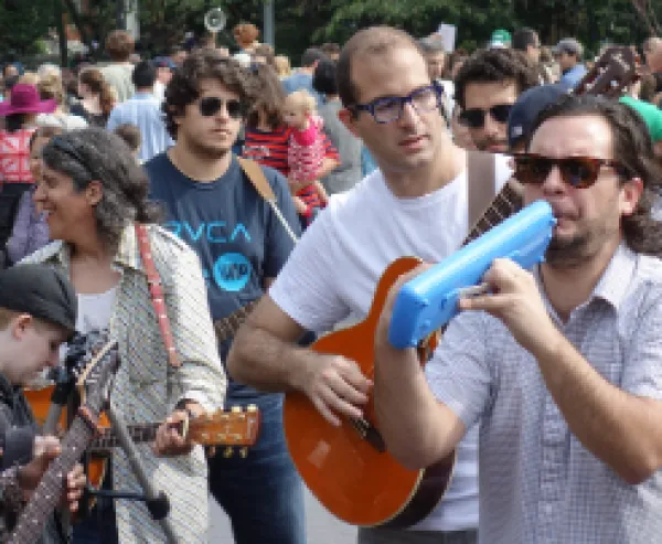 People playing instruments
