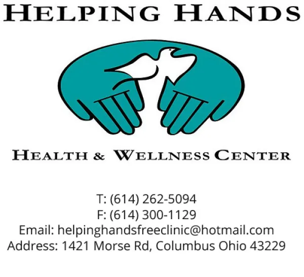 Logo of two hands and a dove between them