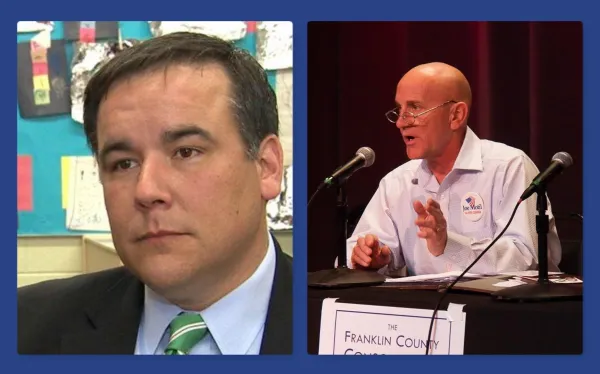 Mayor Ginther and Joe Motil