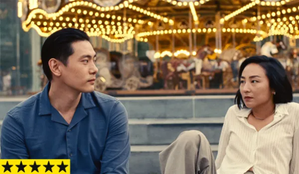 Man and woman at a carnival