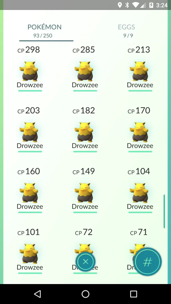 Pokemon Go screenshot