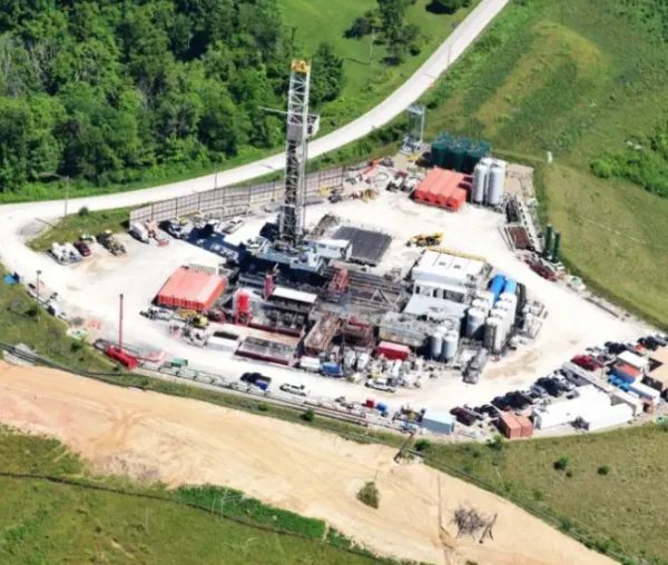 Fracking area