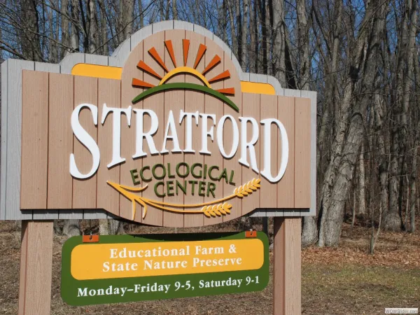 Stratford Ecological Center sign