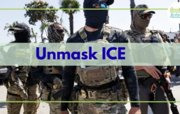 Masked ICE agents