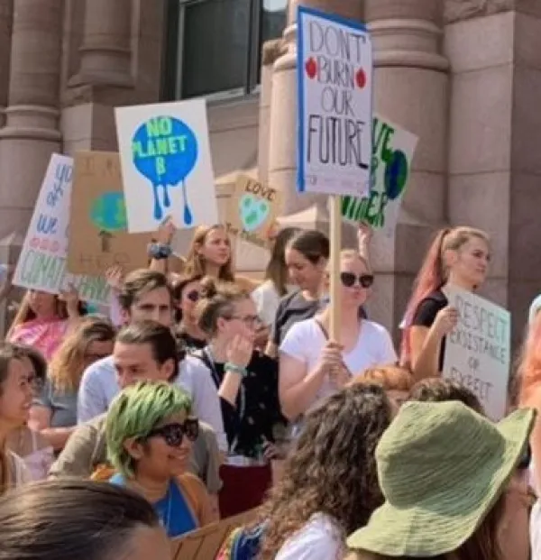 Students protesting