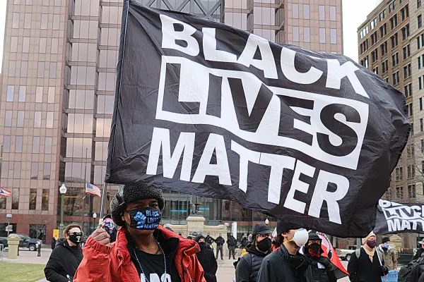 Black Lives Matter flag