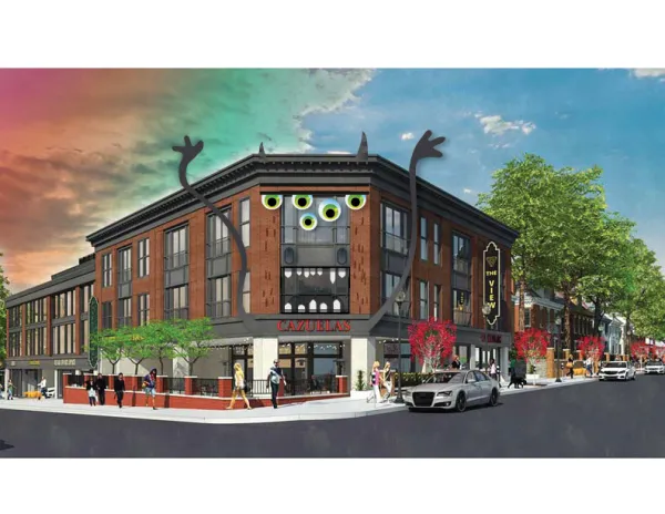 Building made to look like a monster